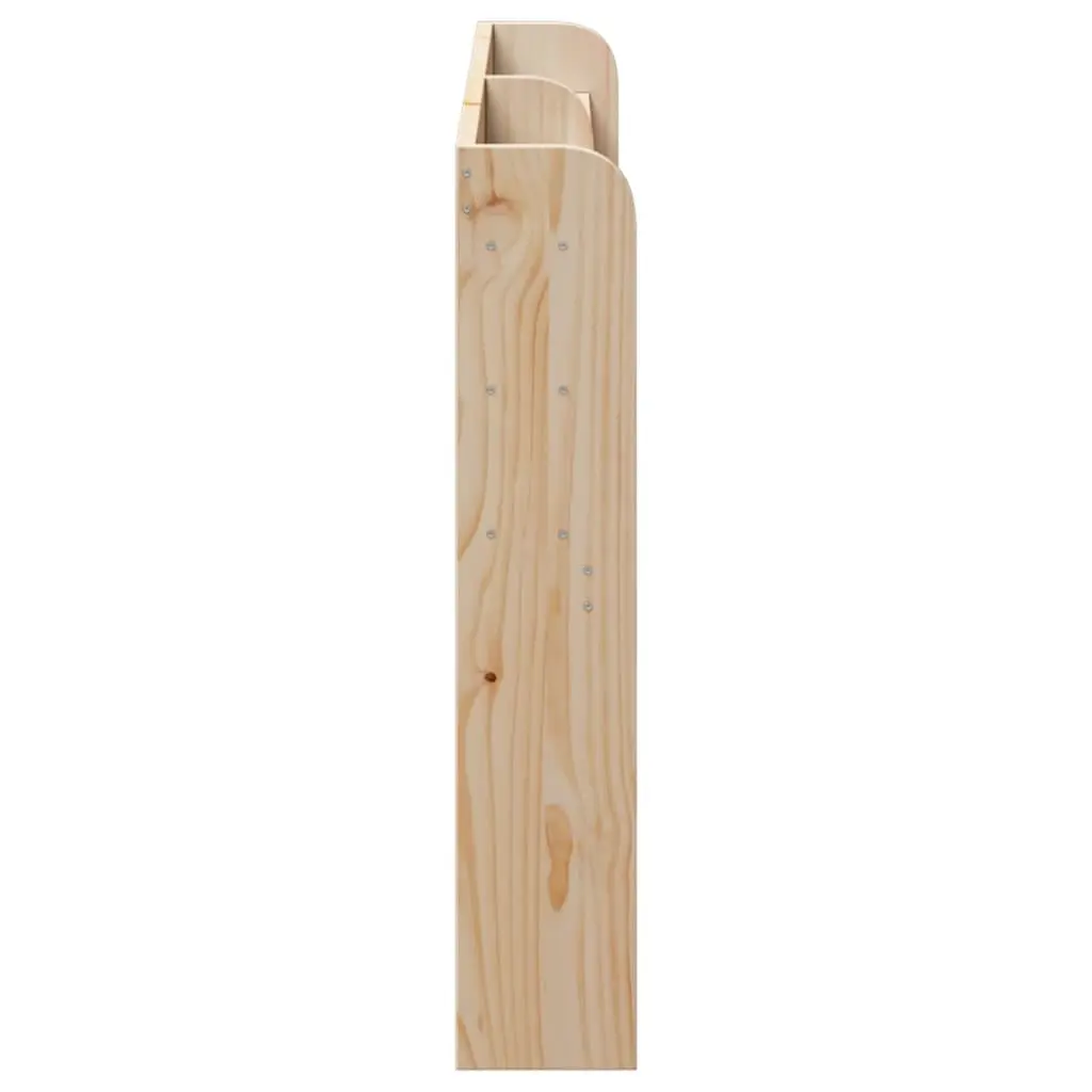 Solid Wood Headboard with Shelves 150cm for Bedroom