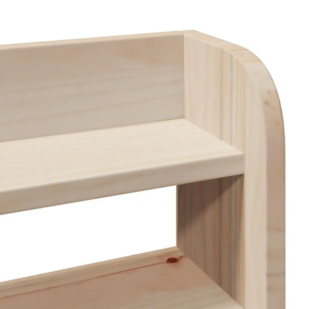 Headboard with Storage Shelves 120 cm