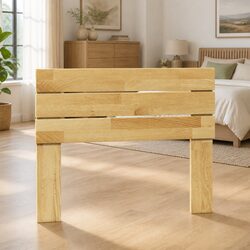 Solid Oak Wood Headboard 90 cm for Cozy Bedrooms