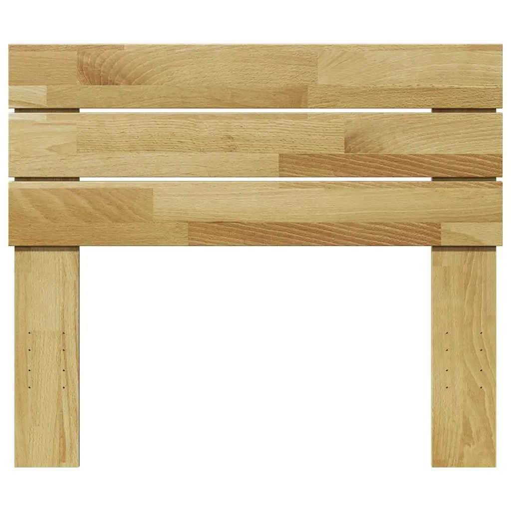 Solid Oak Wood Headboard 90cm Bedroom Bed Frame Back Support Brown