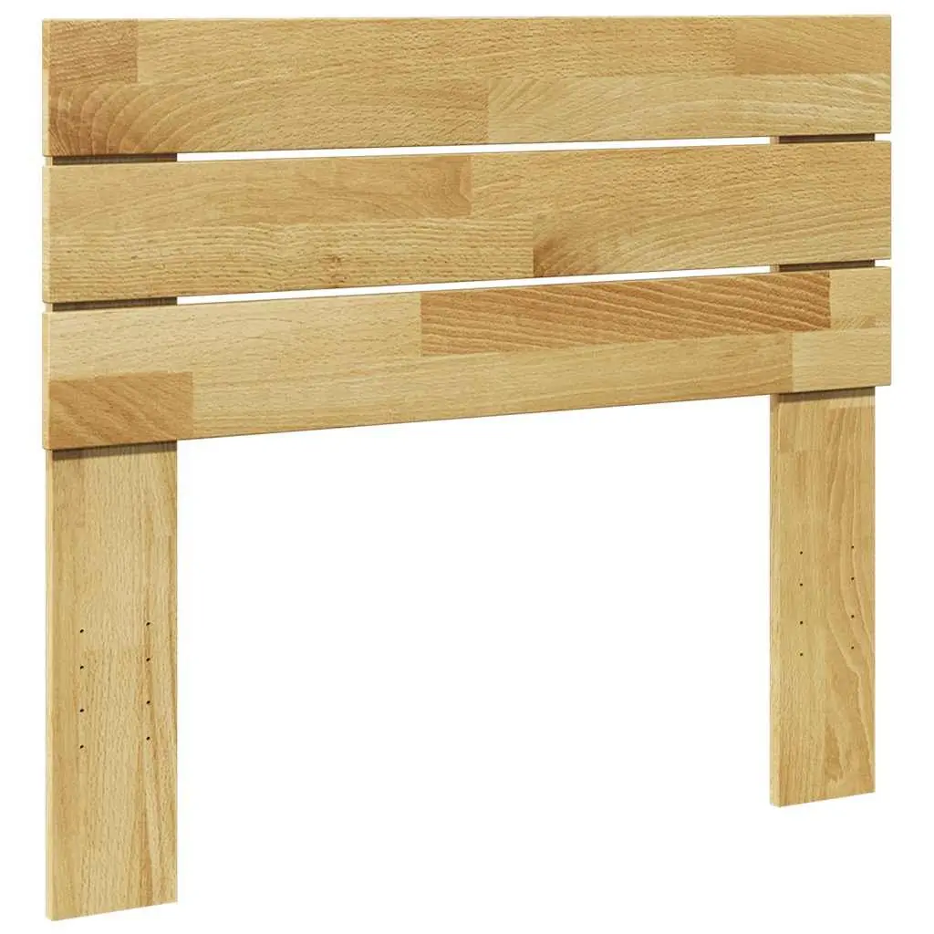 Solid Wood Oak Brown Headboard 100 cm for Bedroom Comfort