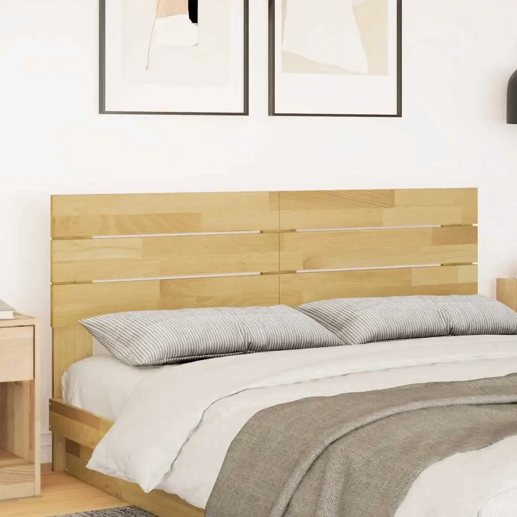 Brown Solid Wood Headboard for 150 cm Beds