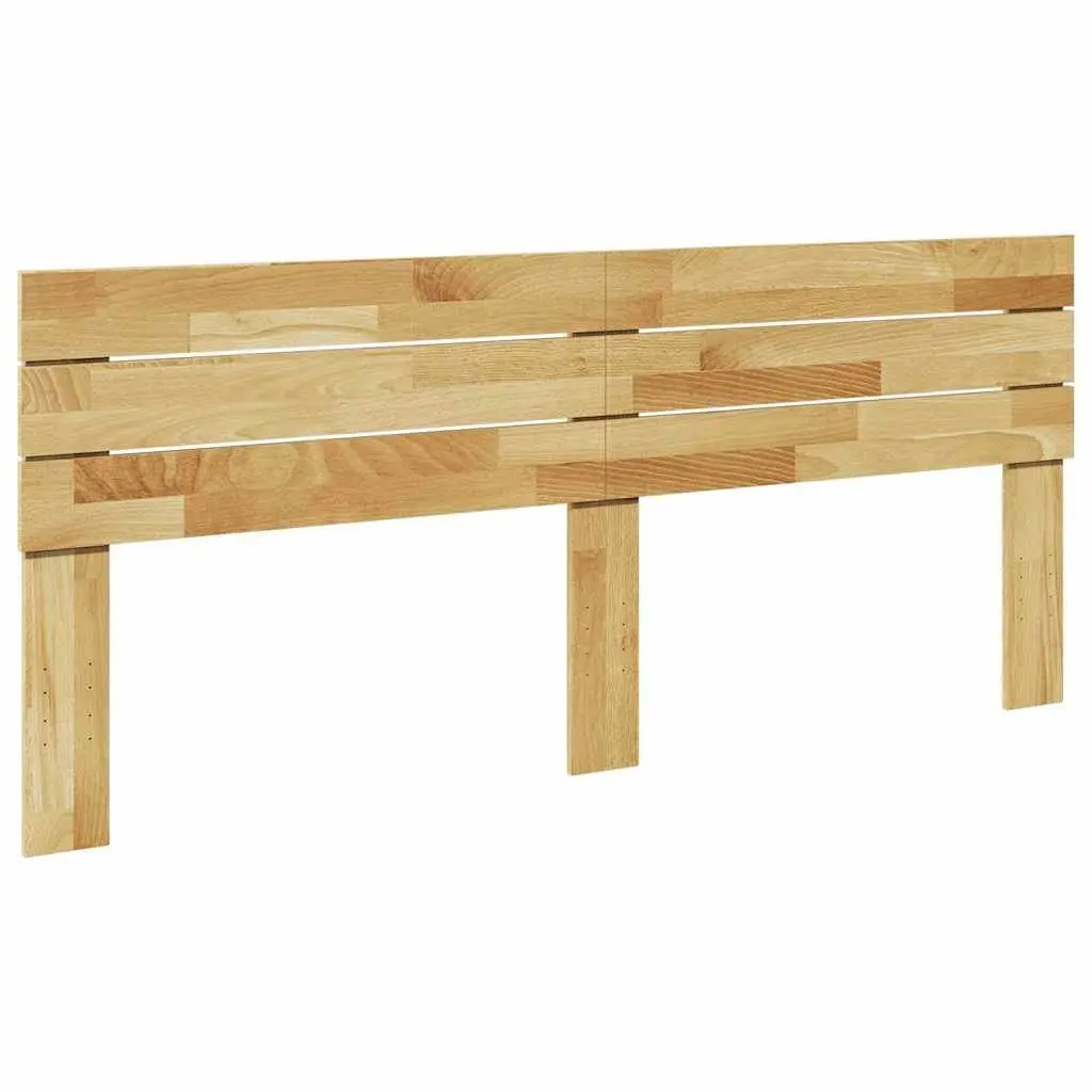 Solid Wood Oak Brown Headboard 180 cm