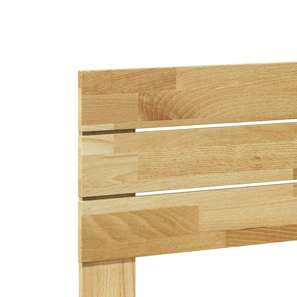 Solid Wood Oak Brown Headboard 180 cm