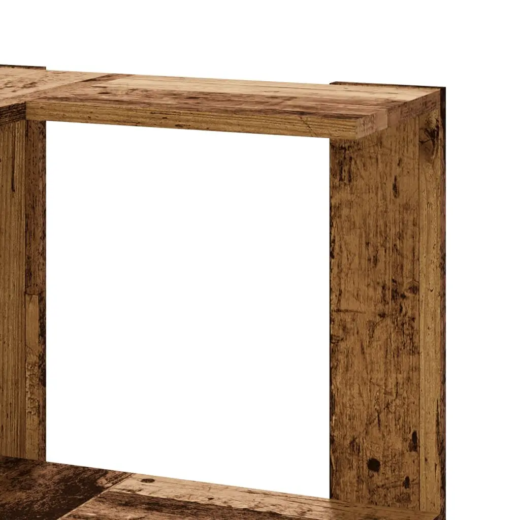 Corner Bookcase 5-Tier Brown Standing Shelf Storage Display Unit 50x50x179cm