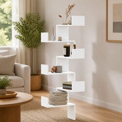 White Wall Corner Shelf for Living Room or Bedroom