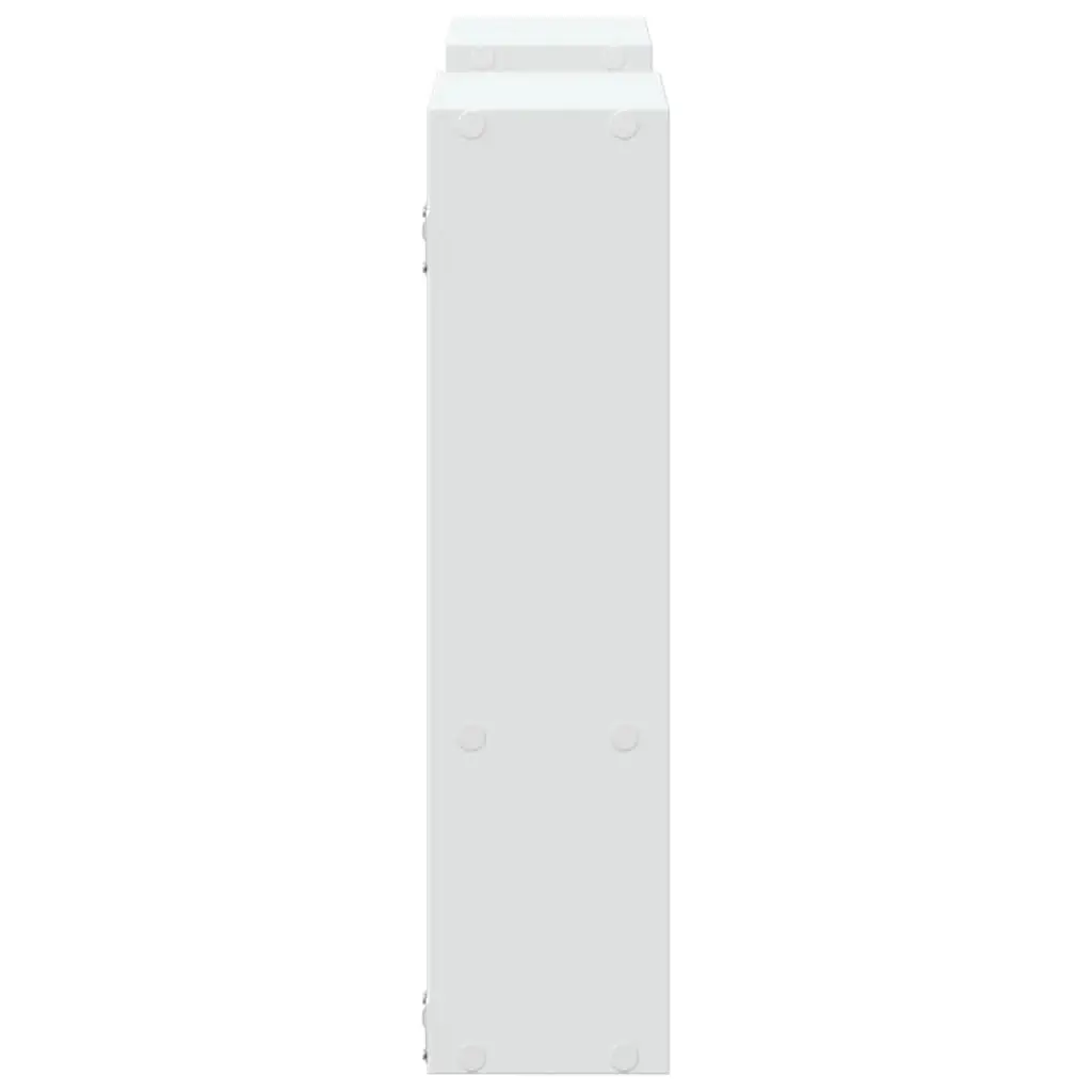Floating Wall Shelf Engineered Wood White Space Saving 99x15x60cm