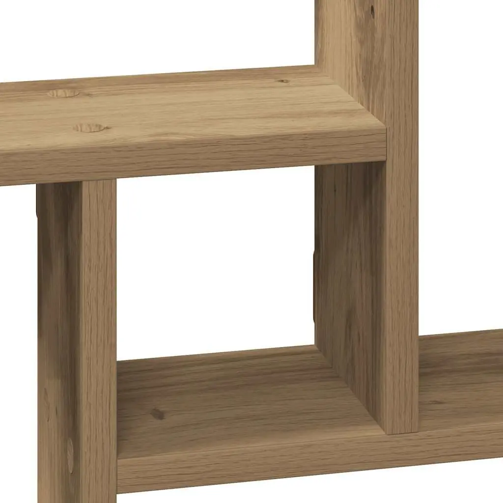 Wall Shelves Brown Floating Storage Display 38x12x38 cm Engineered Wood 2 Piece