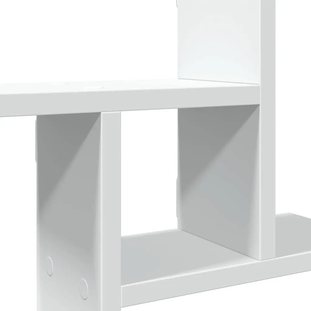 Wall Shelves White 50x12x50 cm Engineered Wood Floating Storage Display Organiser 2 Piece