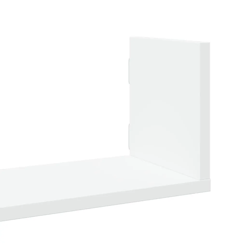 Wall Shelves White 80x18x18 cm Engineered Wood 3 Pieces Floating Storage Display Organiser