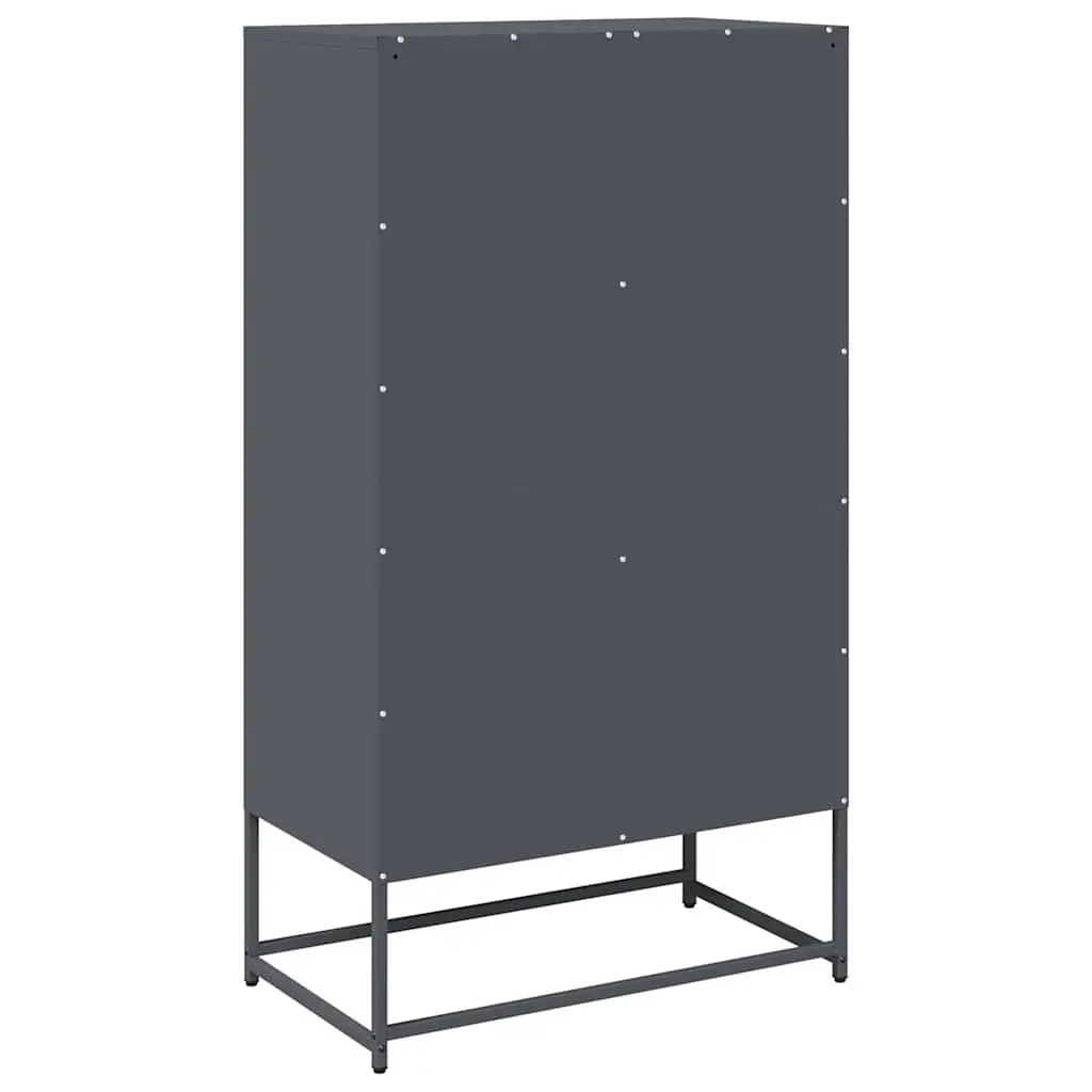 Anthracite Highboard Storage Cabinet for Dining Essentials