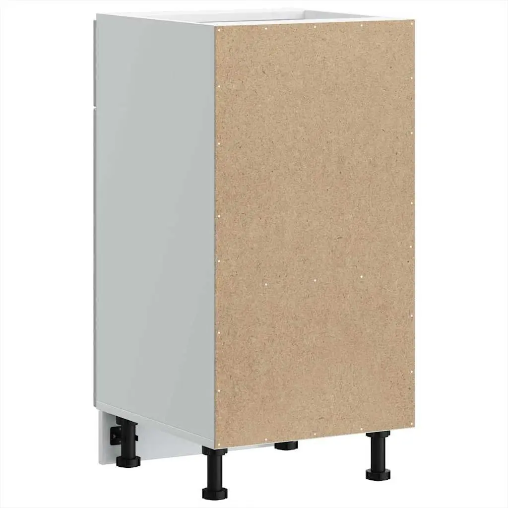 White Kitchen Base Cabinet with Adjustable Feet