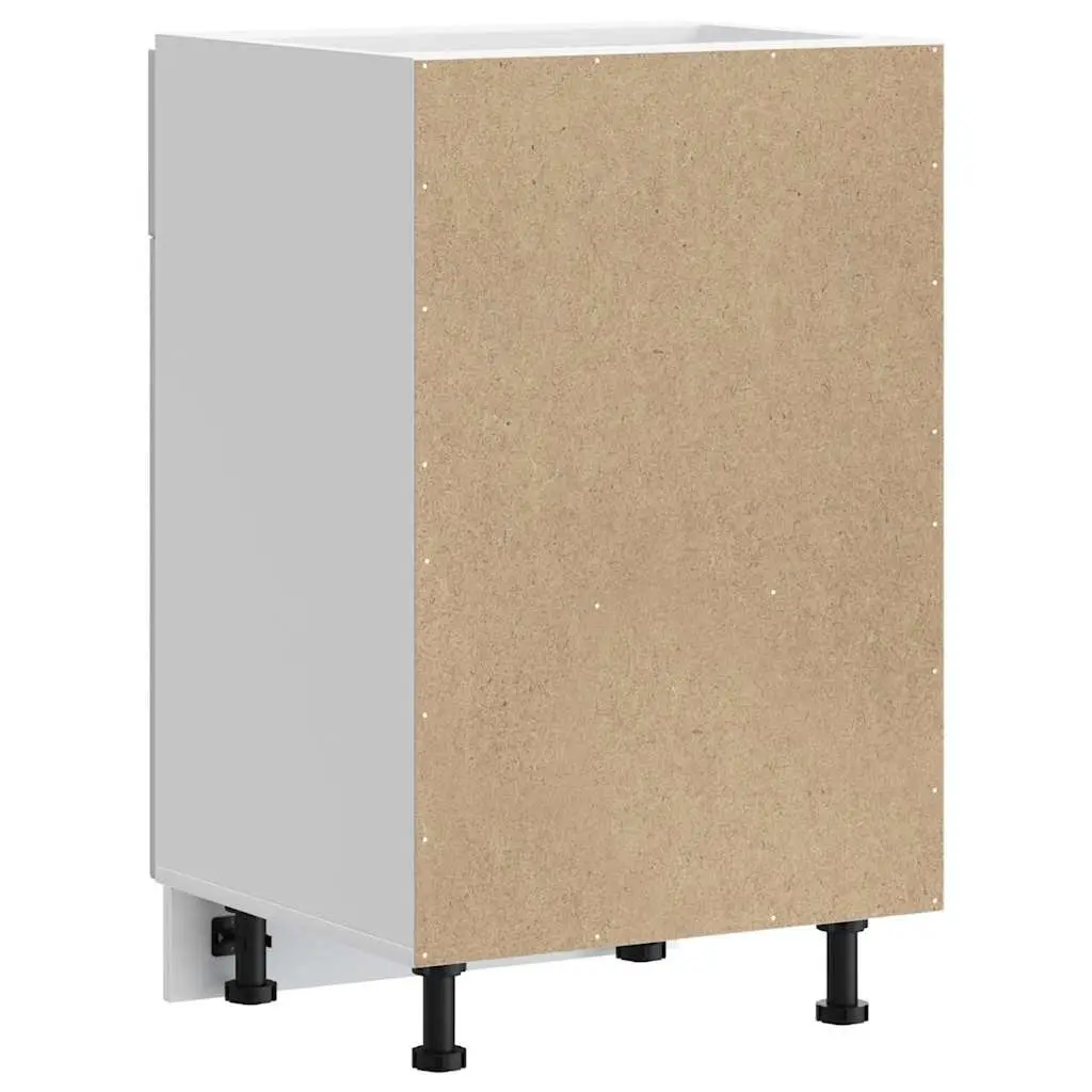 White High Gloss Kitchen Base Cabinet