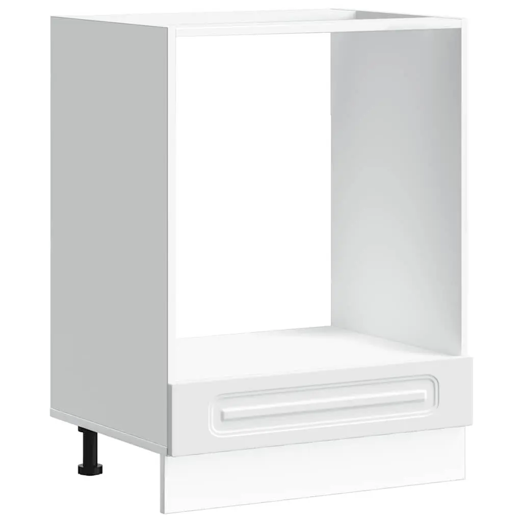 Kitchen Cabinet Storage Base Unit White Engineered Wood Adjustable Feet