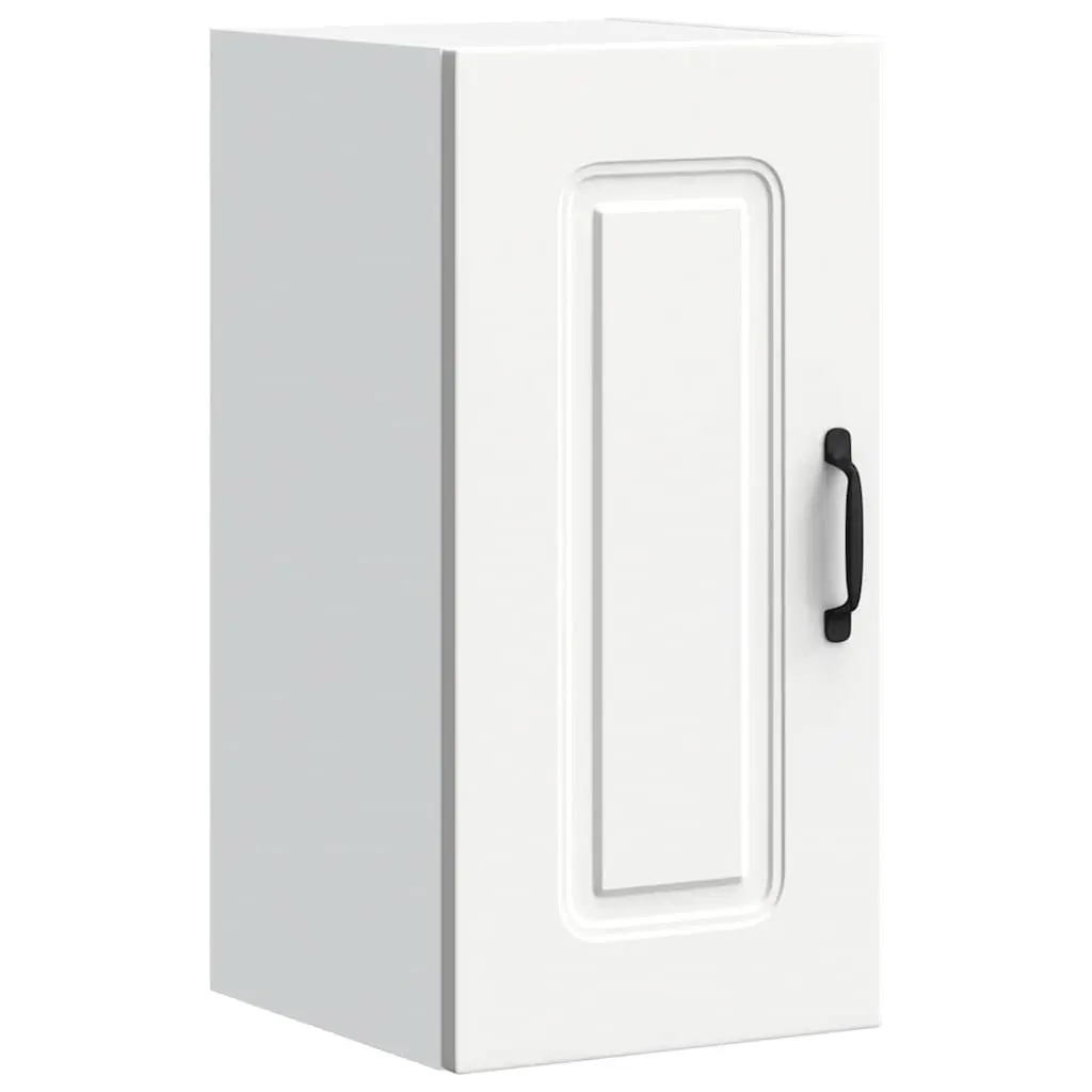 Kitchen Wall Cabinet Kalmar White Storage Engineered Wood Cupboard Organiser