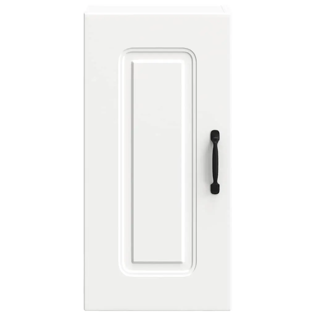 Kitchen Wall Cabinet Kalmar White Storage Engineered Wood Cupboard Organiser