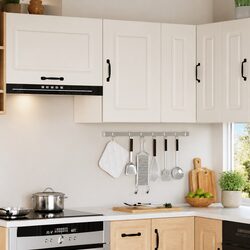 White Kitchen Wall Cabinet for Organised Storage