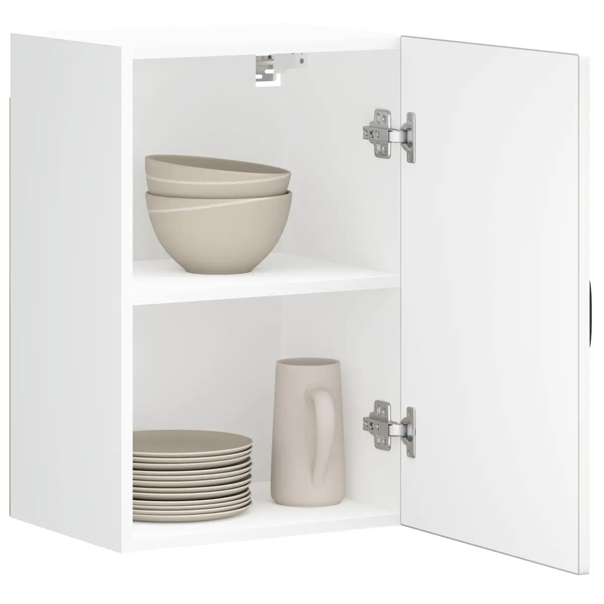 White Kitchen Wall Cabinet for Organised Storage