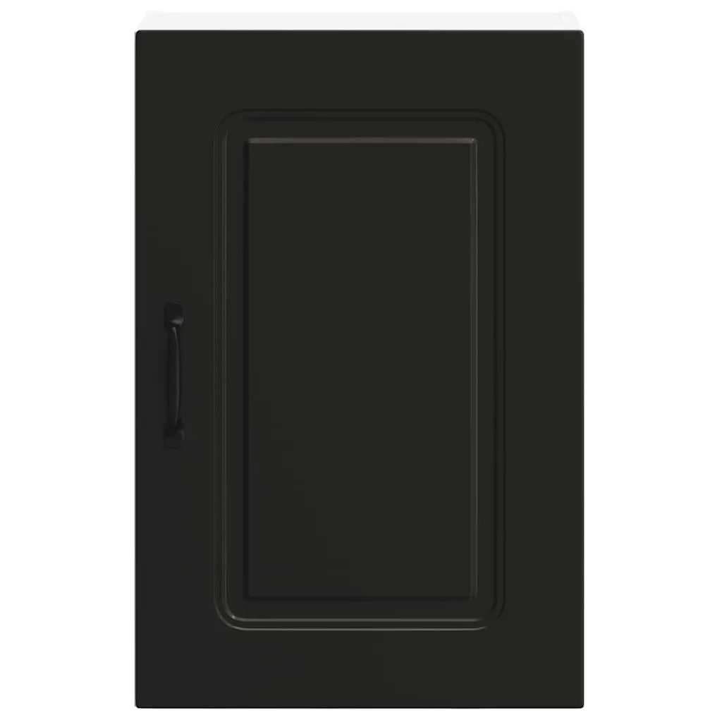 Black Engineered Wood Kitchen Wall Cabinet