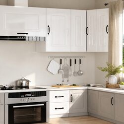 High Gloss White Kitchen Wall Cabinet for Organised Living
