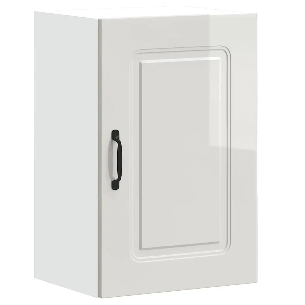 High Gloss White Kitchen Wall Cabinet for Organised Living