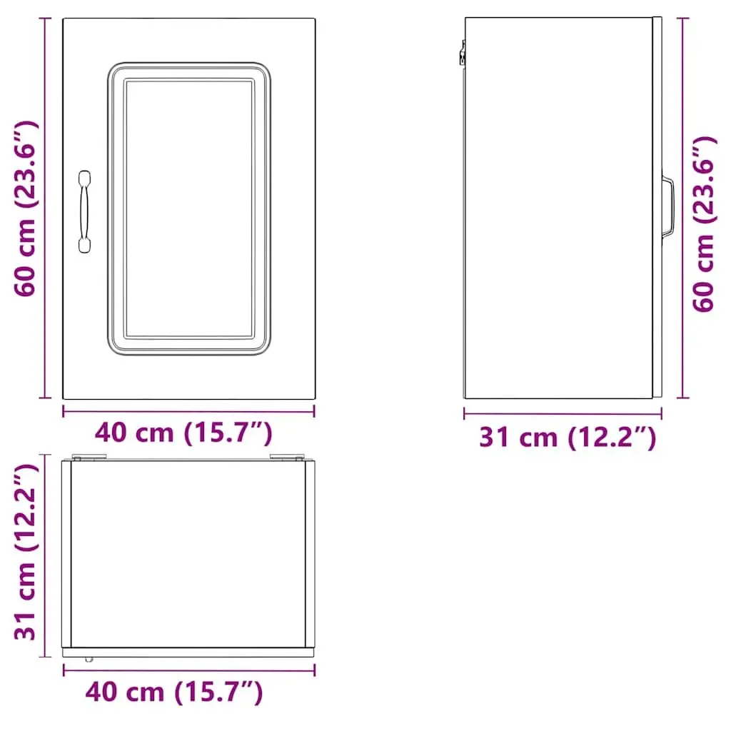 High Gloss White Kitchen Wall Cabinet for Organised Living