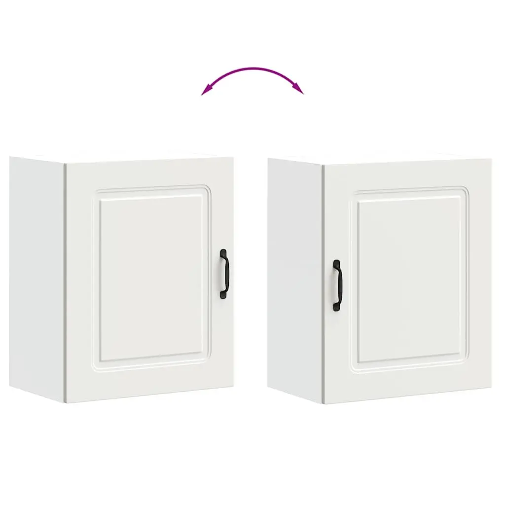 White Kitchen Wall Cabinet for Storage and Organization