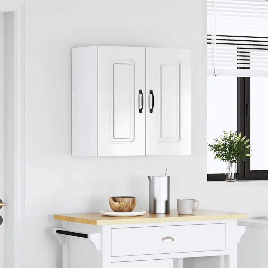 High Gloss White Kitchen Wall Cabinet for Storage