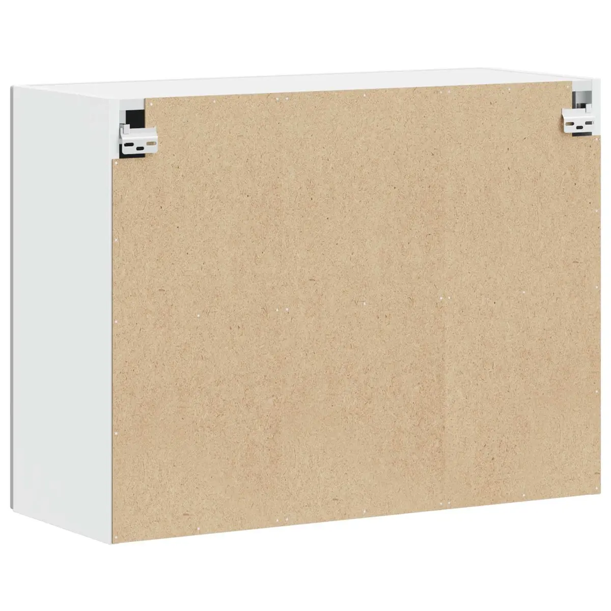 Wall Cabinet White Engineered Wood Kitchen Storage Organiser Space Saver