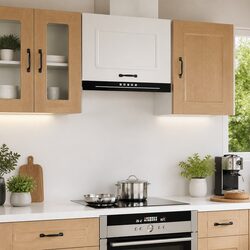 White Engineered Wood Kitchen Wall Cabinet