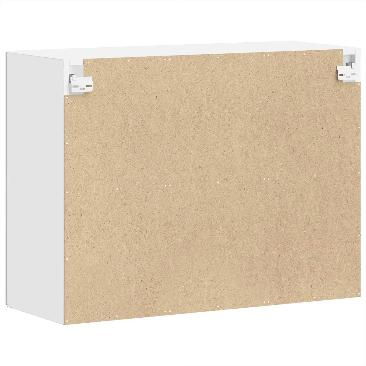 High Gloss White Kitchen Wall Cabinet with Glass Door