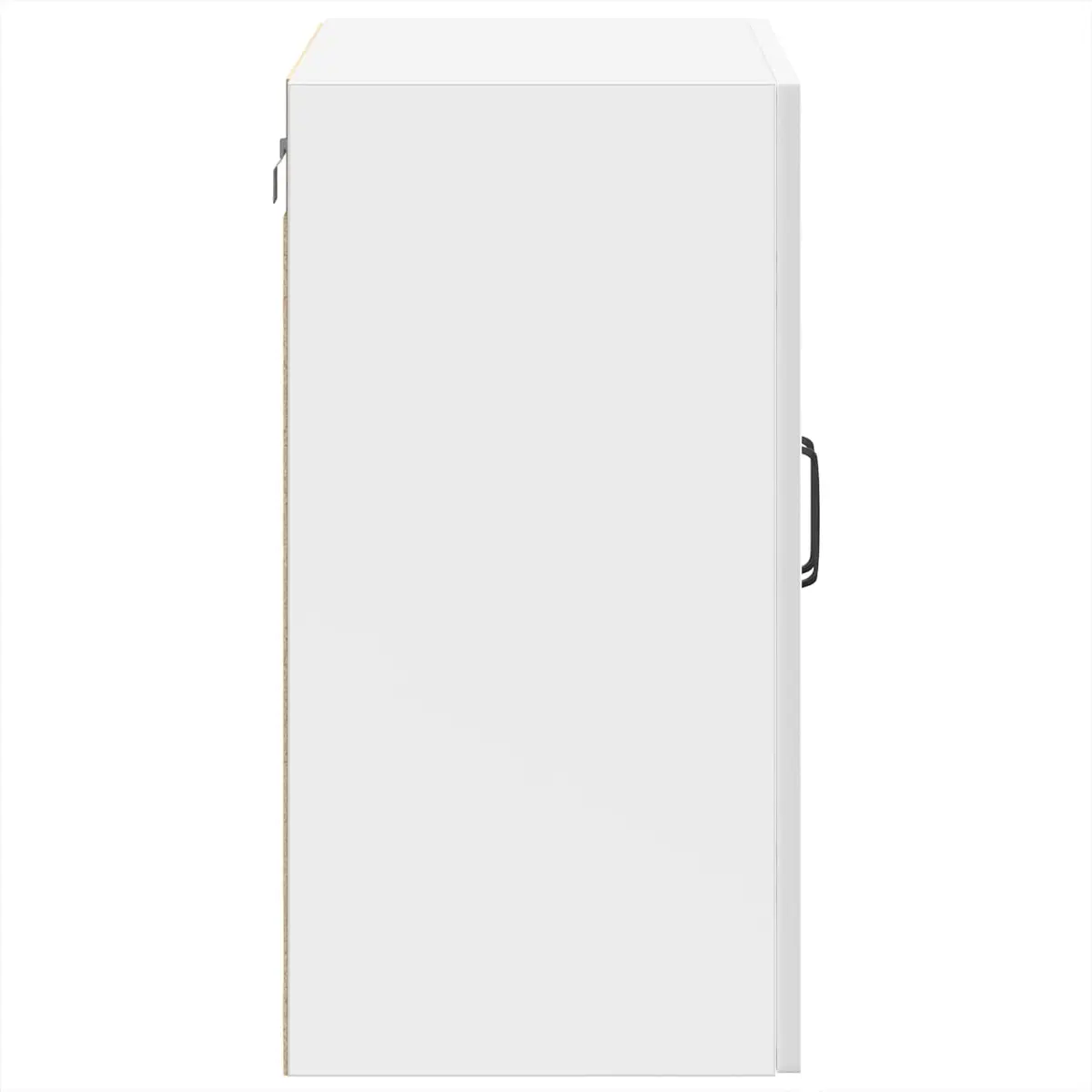 High Gloss White Kitchen Wall Cabinet with Glass Door