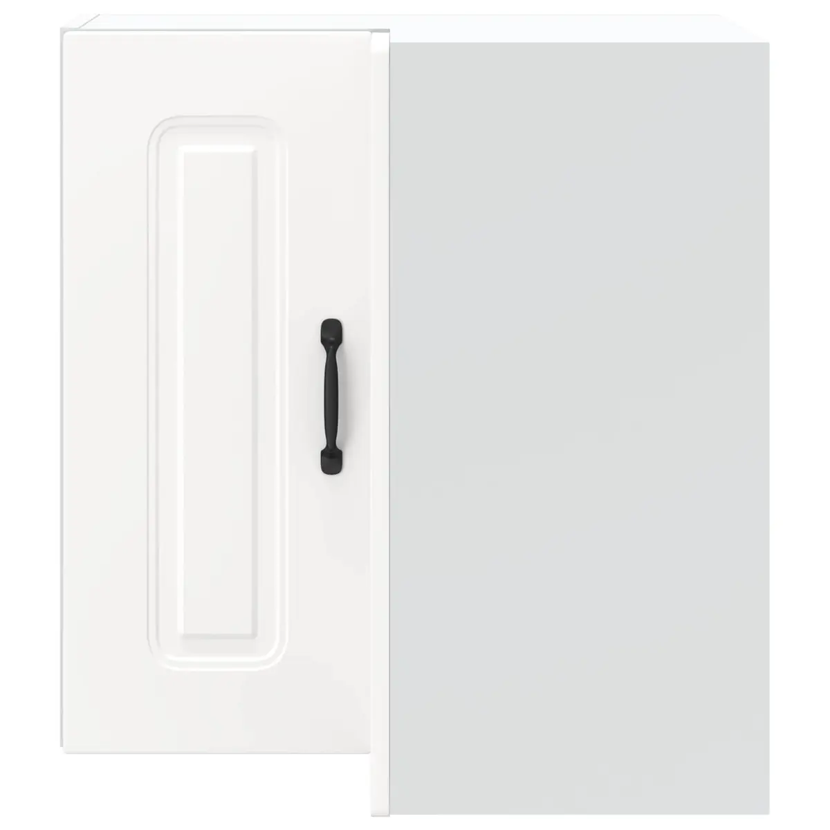 Corner Cabinet White Engineered Wood Wall-Mounted Storage Organizer Kitchen