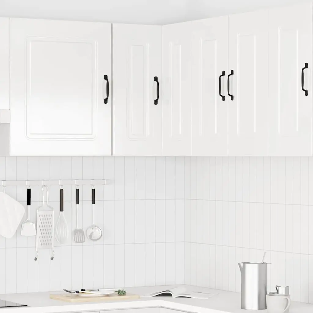 High Gloss White Corner Cabinet for Kitchen Storage