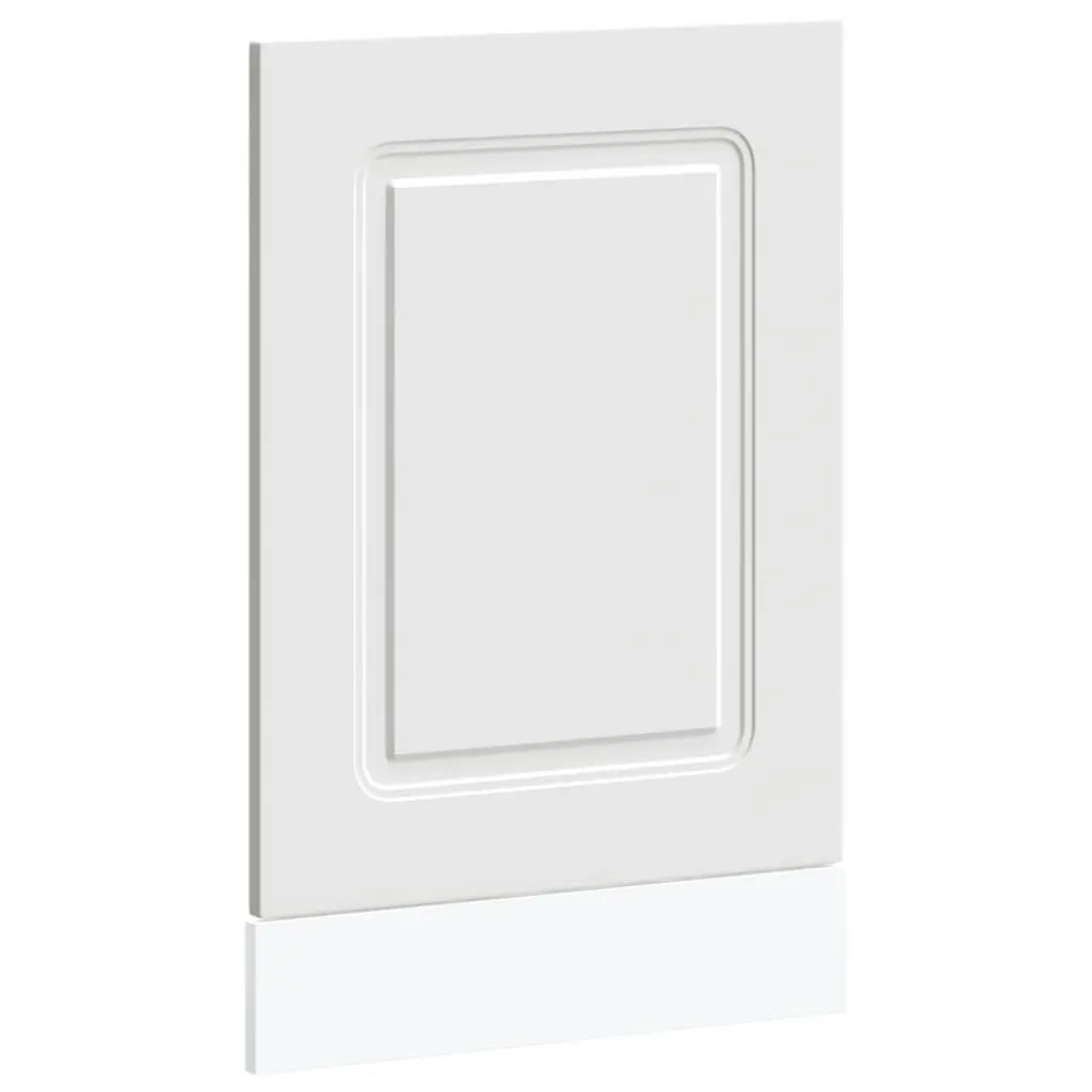 Dishwasher Panel White 45x1.5x57 cm Engineered Wood