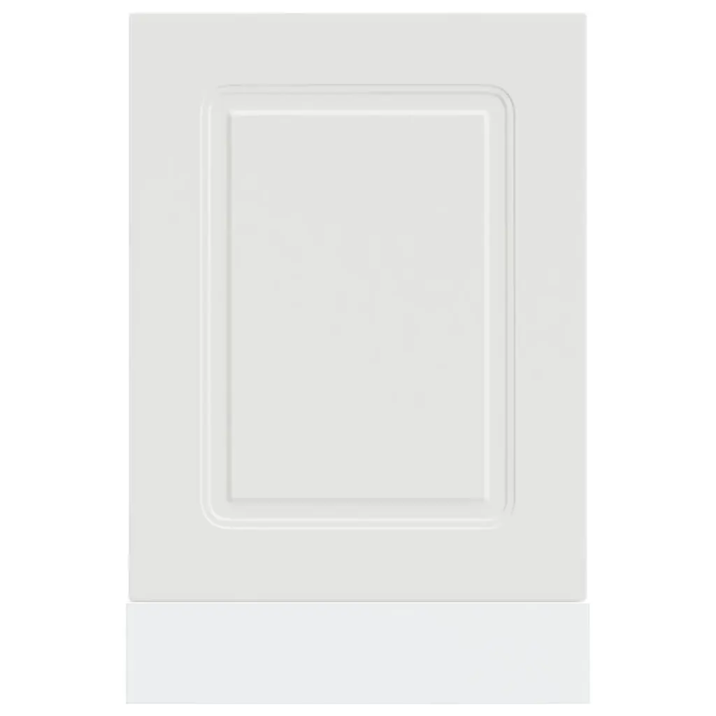 Dishwasher Panel White 45x1.5x57 cm Engineered Wood