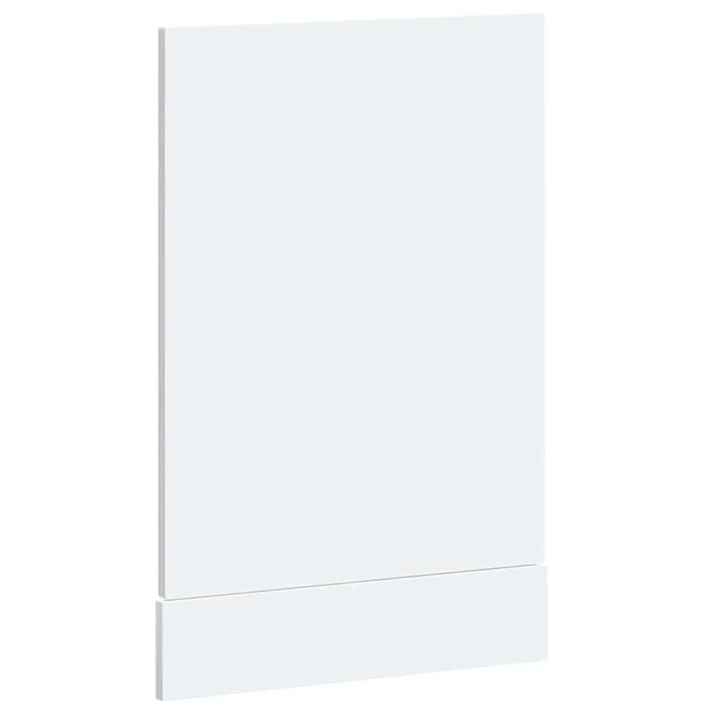 Dishwasher Panel White 45x1.5x57 cm Engineered Wood
