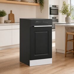 Black Dishwasher Panel for Kitchen Cabinets 45x1.5x57cm