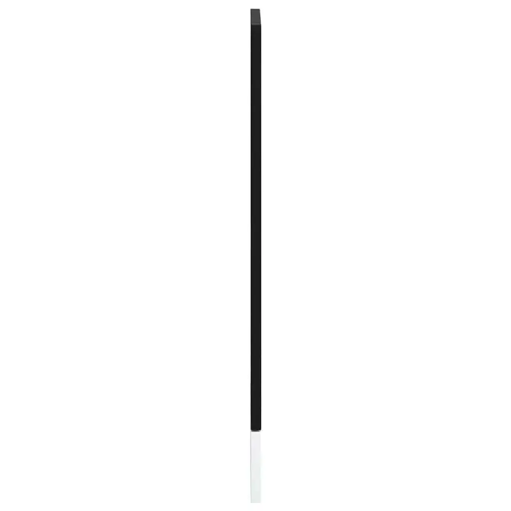 Dishwasher Panel Black 45x1.5x57cm Engineered Wood