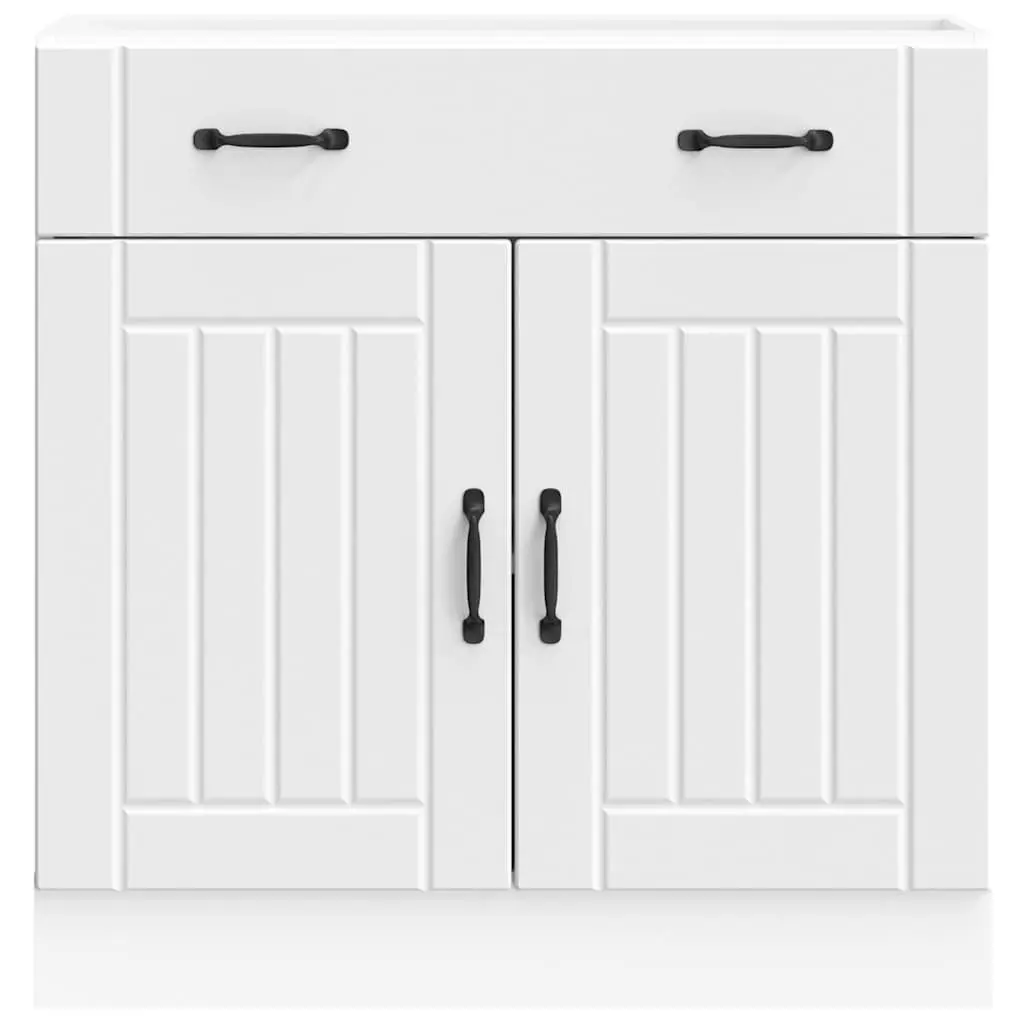 White Kitchen Base Cabinet for Easy Storage