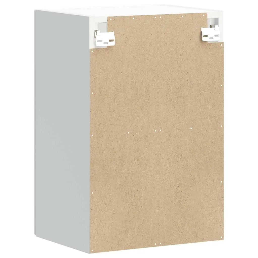 High Gloss White Kitchen Wall Cabinet with Glass Door