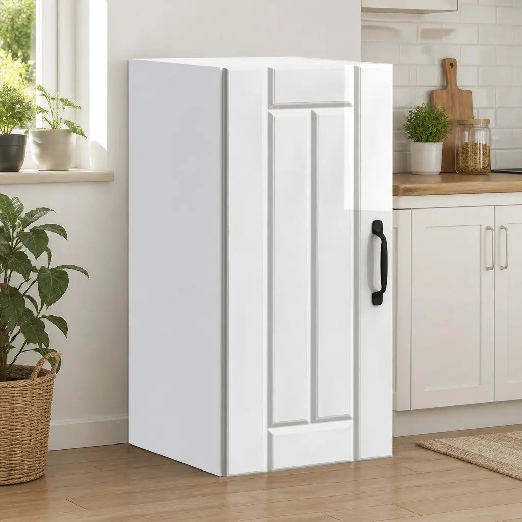 White High Gloss Kitchen Wall Cabinet