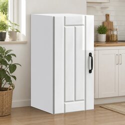Elegant White High Gloss Kitchen Wall Cabinet