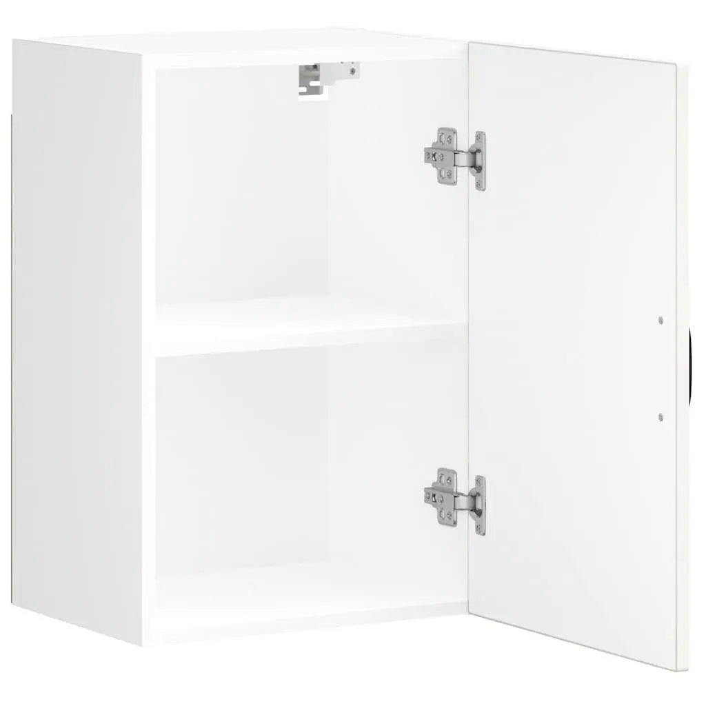 White Engineered Wood Wall-Mounted Kitchen Cabinet