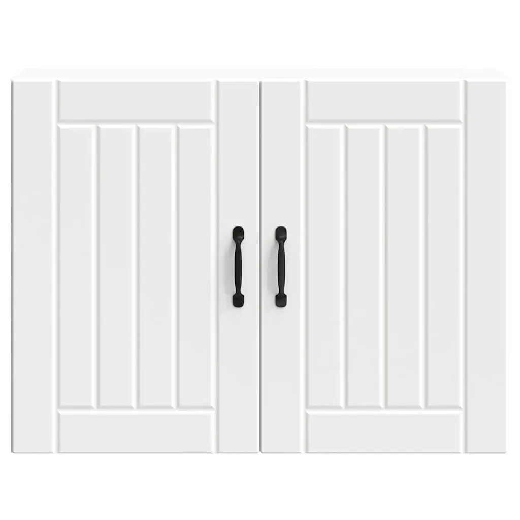 Lucca White Engineered Wood Kitchen Wall Cabinet