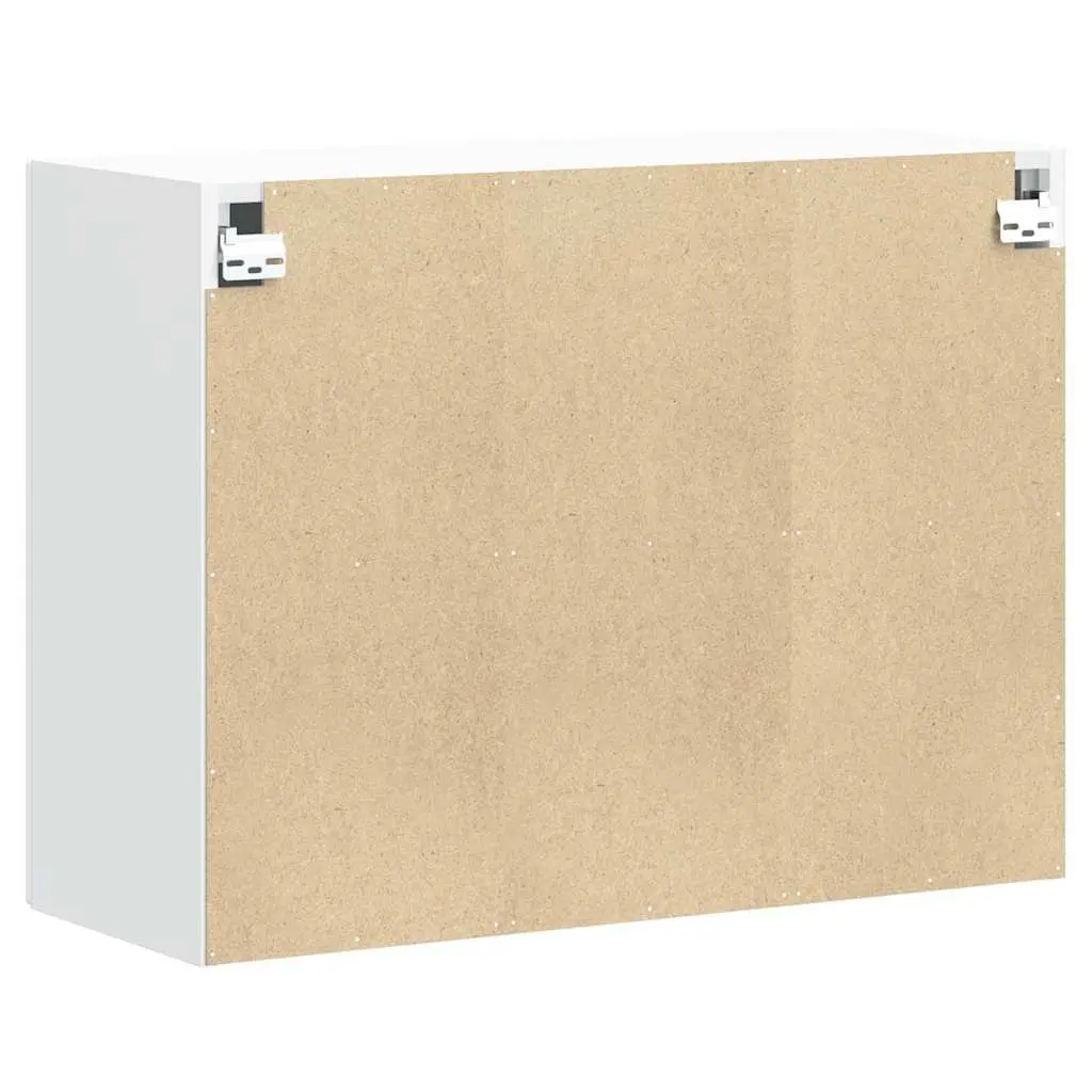 Lucca White Engineered Wood Kitchen Wall Cabinet