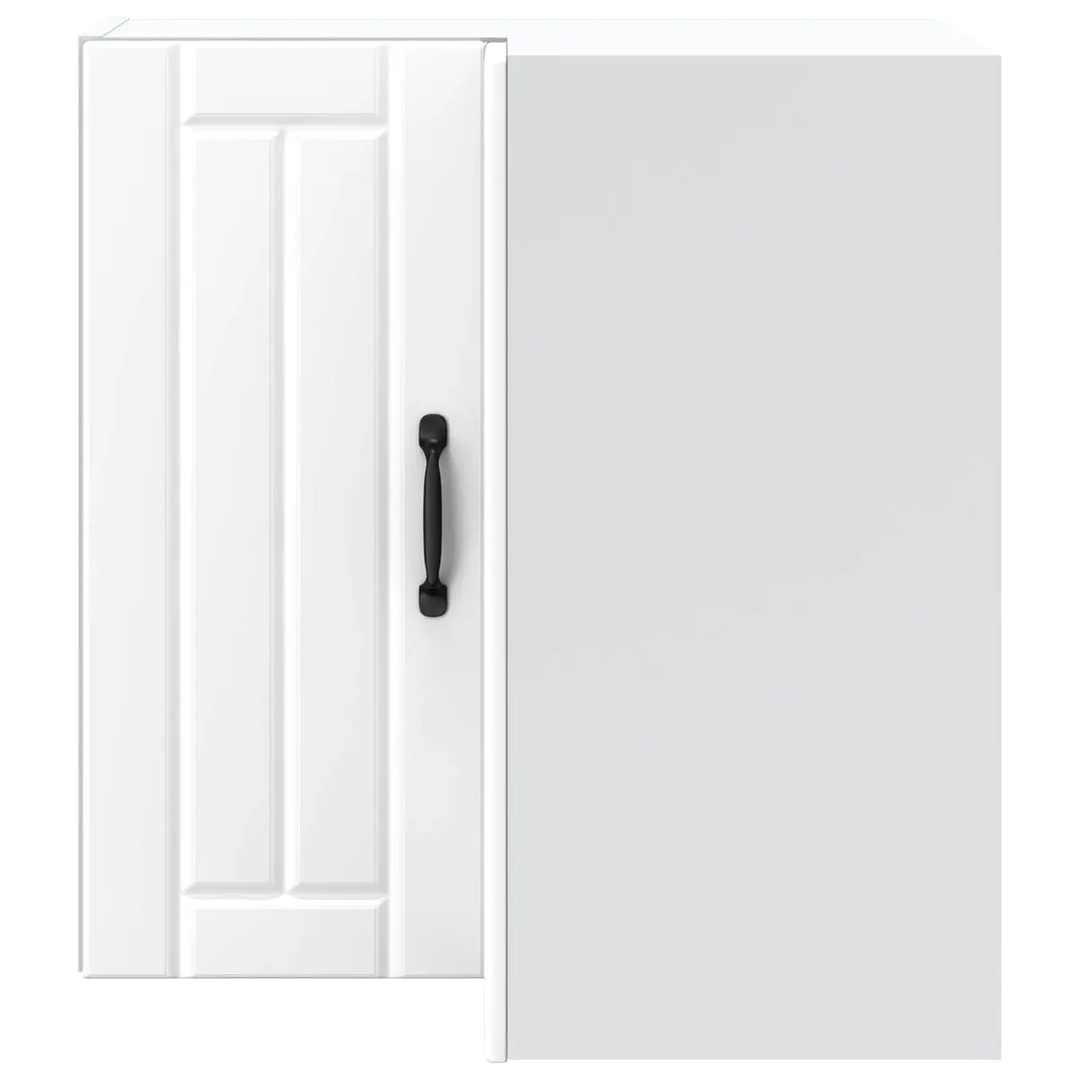 White High Gloss Corner Cabinet for Kitchens