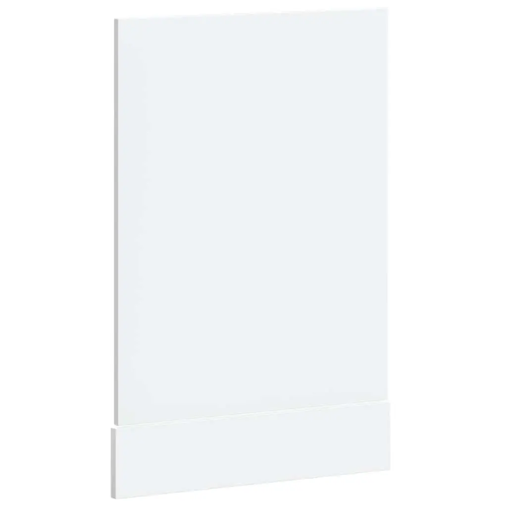 Engineered Wood White Dishwasher Cover Kitchen Cabinet Panel Protective