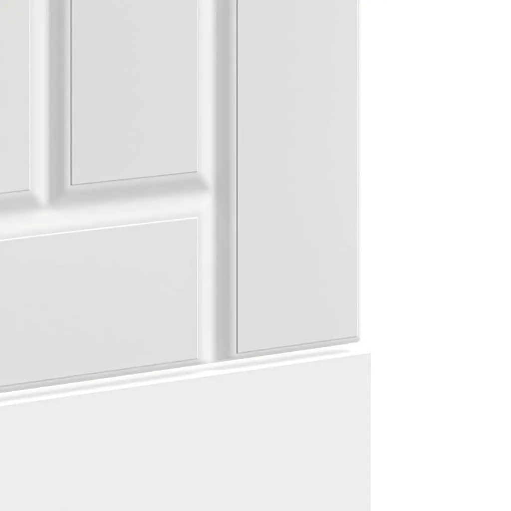 Engineered Wood White Dishwasher Cover Kitchen Cabinet Panel Protective