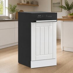High Gloss White Engineered Wood Dishwasher Panel